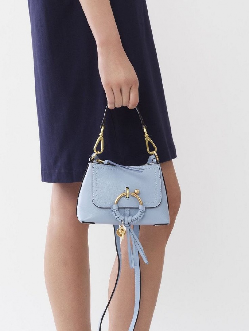 Chloe Joan Mini Shoulder Bags SOFTY BLUE | CHE-SR14689