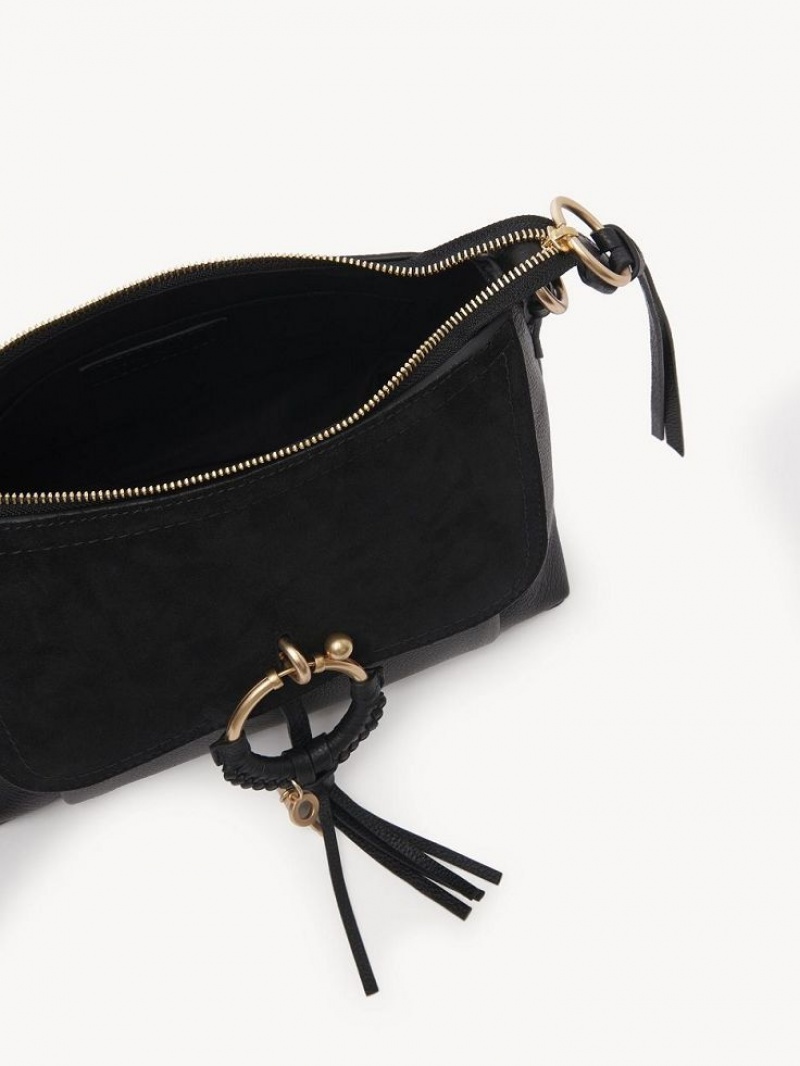 Chloe Joan Small Shoulder Bags Black | CHE-SR14649