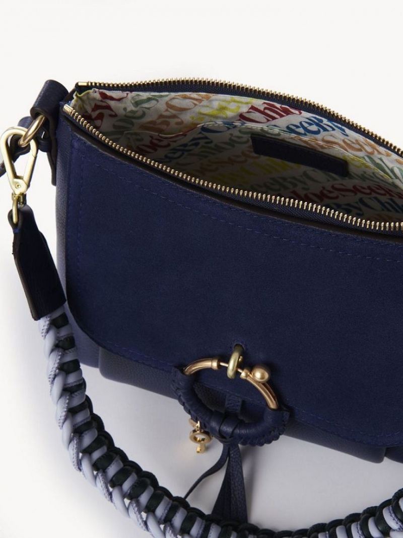 Chloe Joan Small Shoulder Bags CLASSIC NAVY | CHE-SR14647