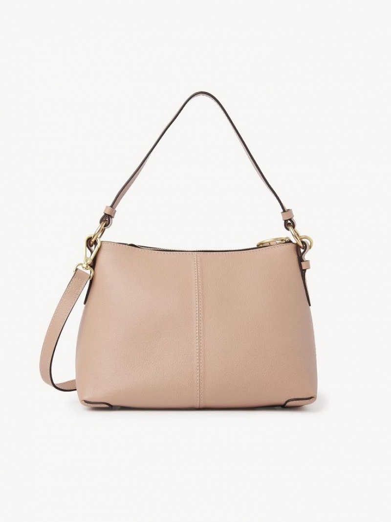 Chloe Joan Small Shoulder Bags COFFEE PINK | CHE-SR14697