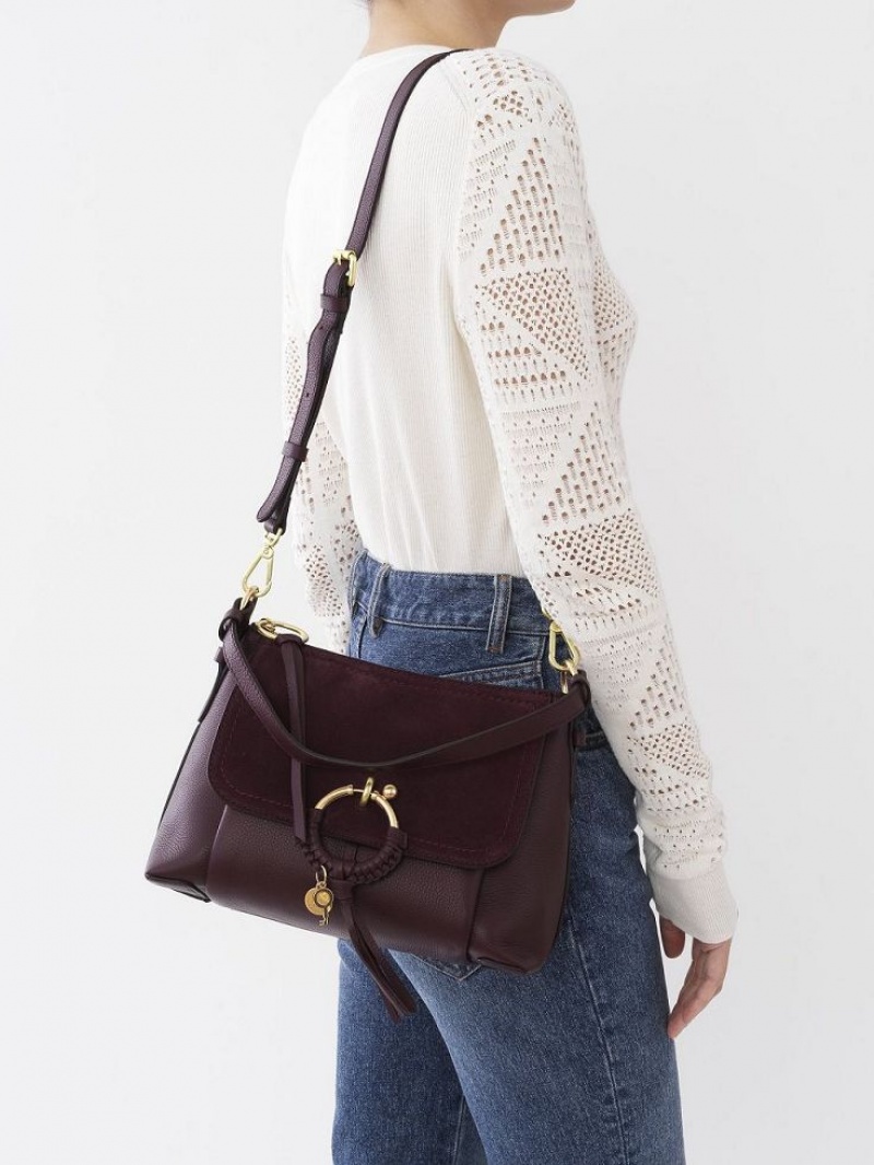 Chloe Joan Small Shoulder Bags FULL VIOLINE | CHE-SR14650