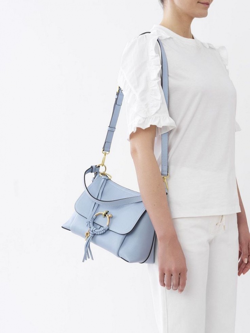 Chloe Joan Small Shoulder Bags SOFTY BLUE | CHE-SR14679