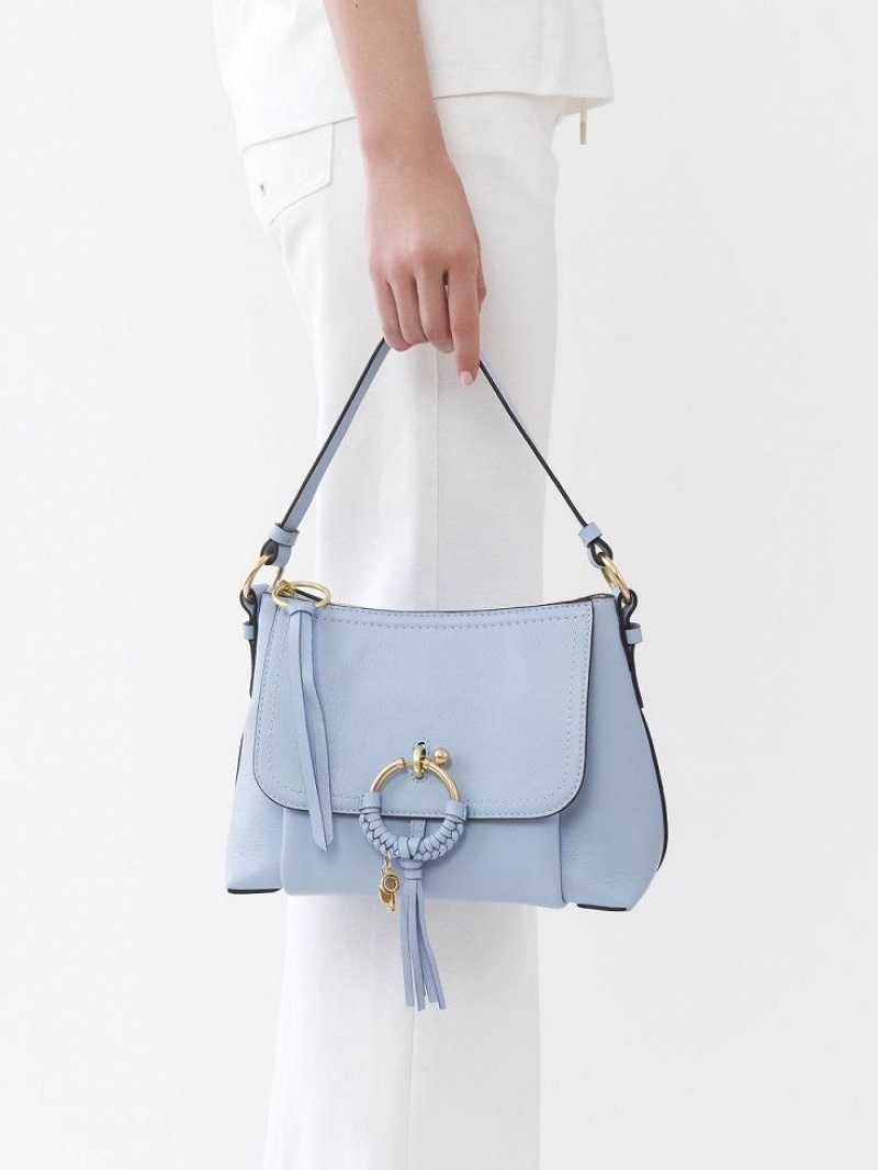 Chloe Joan Small Shoulder Bags SOFTY BLUE | CHE-SR14679