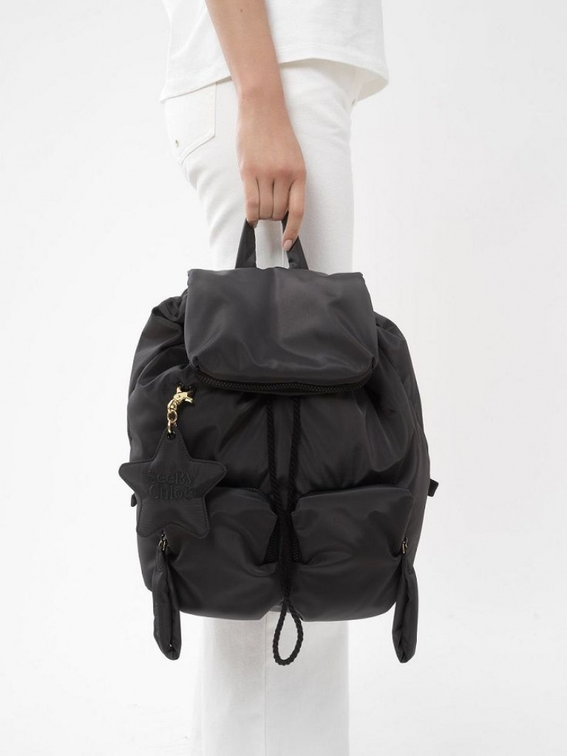 Chloe Joy Rider Backpacks Black | CHE-SR14788