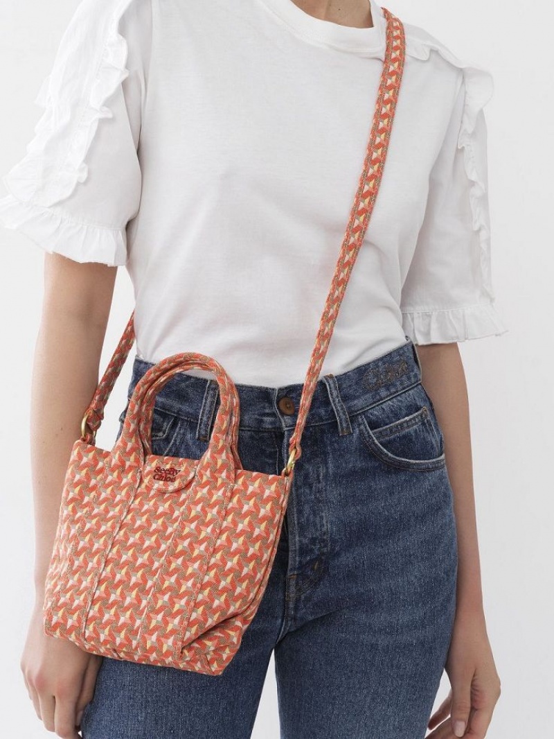 Chloe Laetizia Mini Shoulder Bags HAPPY ORANGE | CHE-SR14626