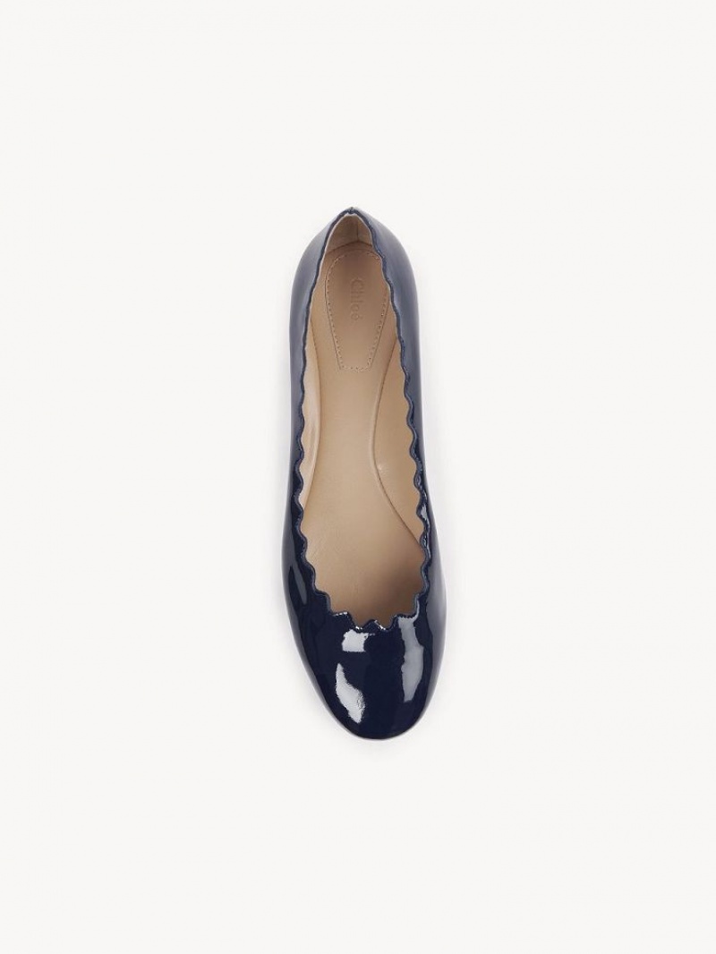 Chloe Lauren Ballet Flat Navy | CHE-SR14257