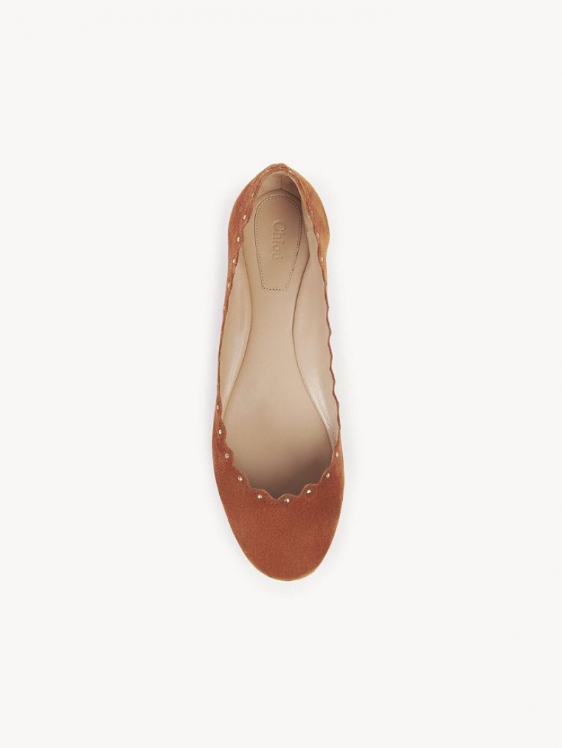 Chloe Lauren Ballet Flat Ochre Delight | CHE-SR14254