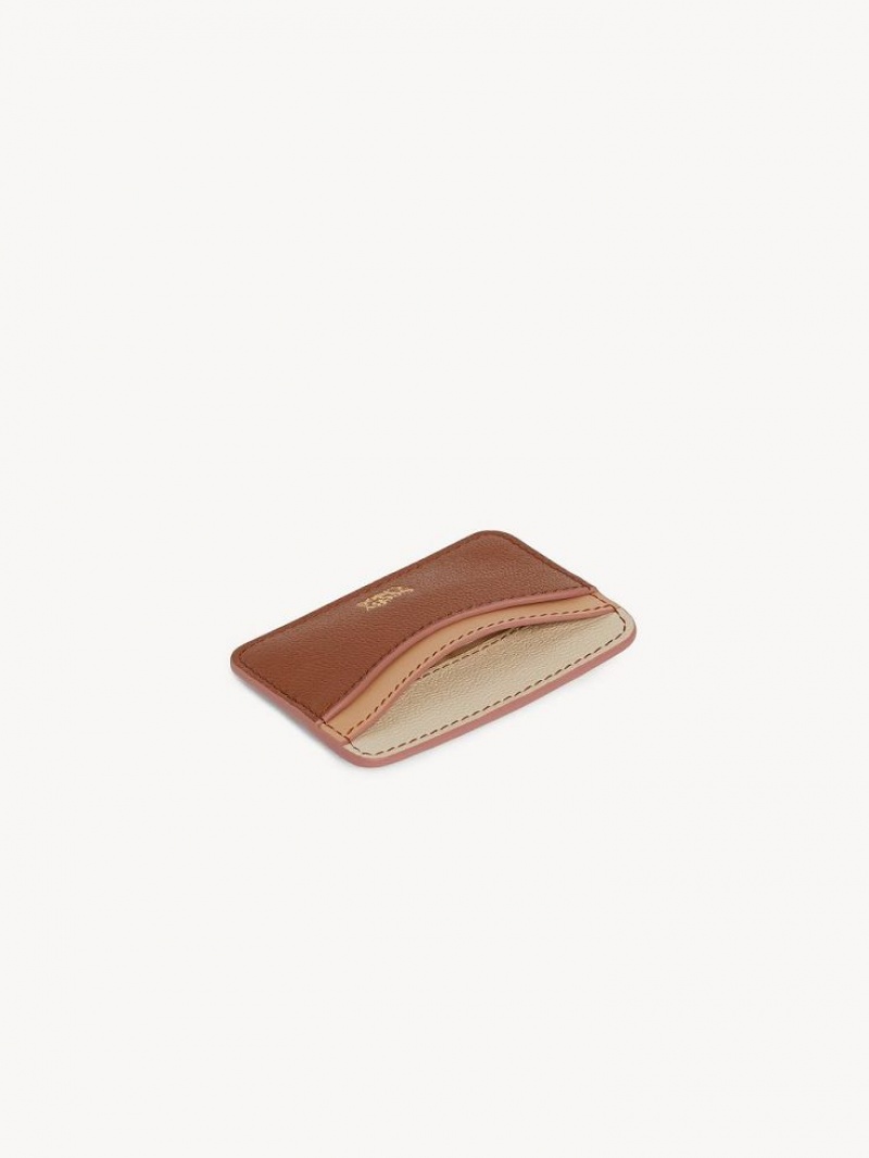 Chloe Layers Card Holders Caramel | CHE-SR14931