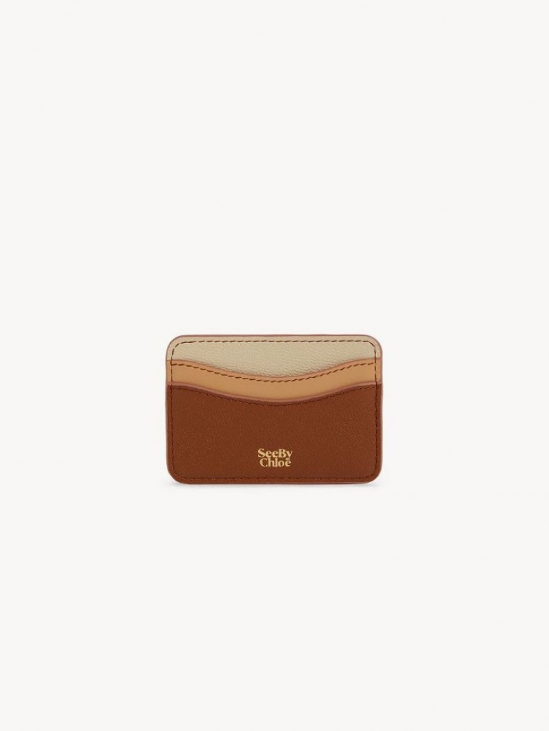 Chloe Layers Card Holders Caramel | CHE-SR14931