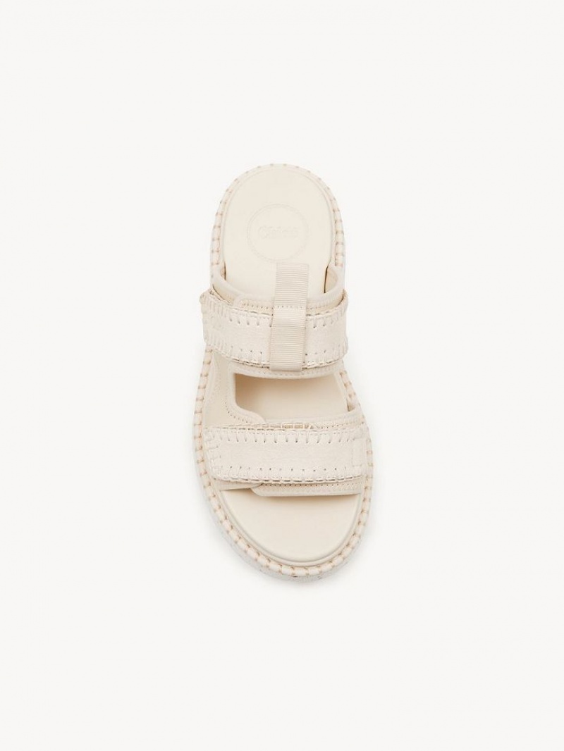 Chloe Lilli Sporty Mule White | CHE-SR14160