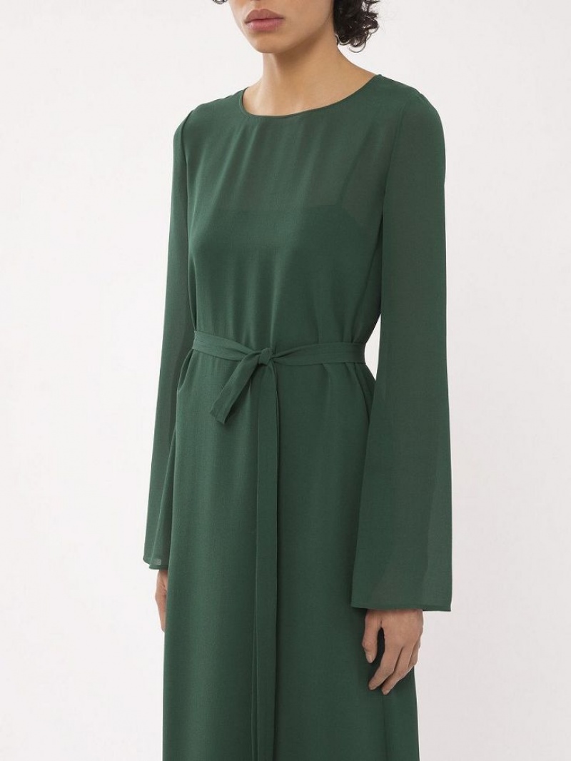 Chloe Long Tunic Dresses DARK PINE | CHE-SR13864