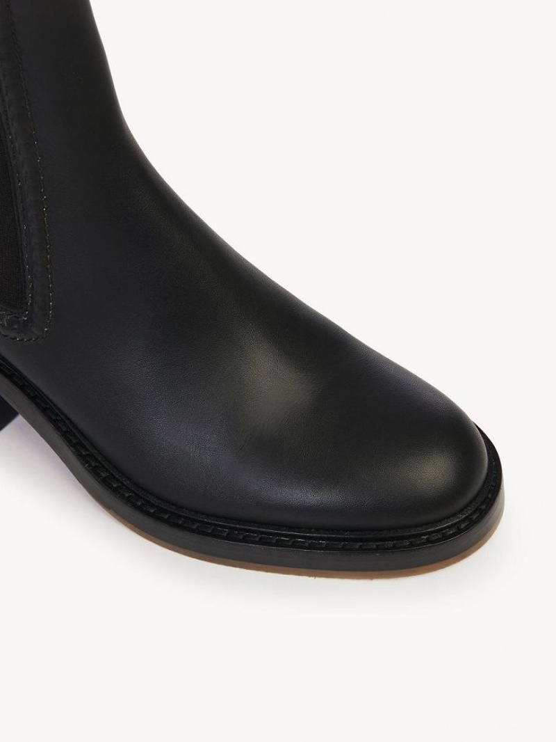 Chloe Mallo Ankle Boots Black | CHE-SR14240