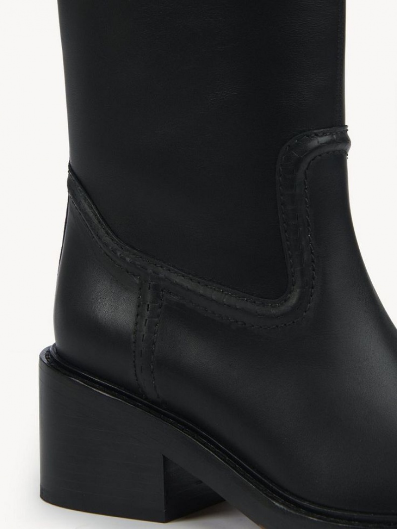 Chloe Mallo High Boots Black | CHE-SR14235