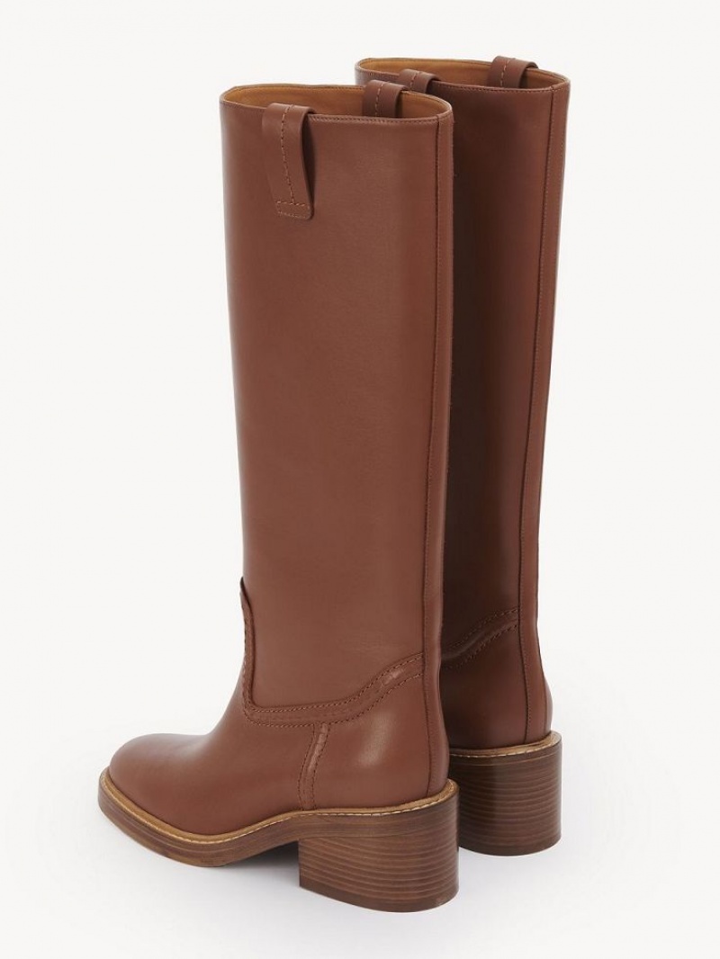 Chloe Mallo High Boots CARAMELLO | CHE-SR14197