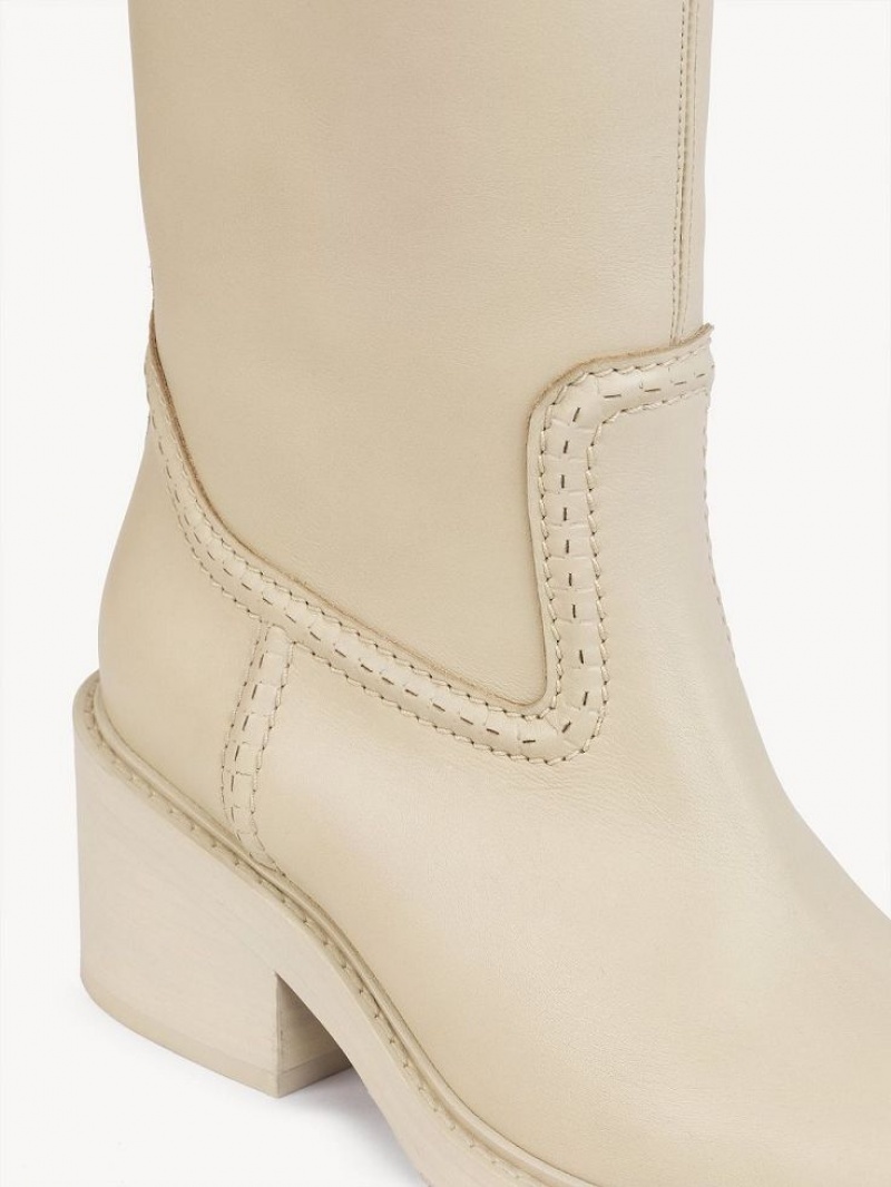 Chloe Mallo High Boots PEARLY GREY | CHE-SR14221