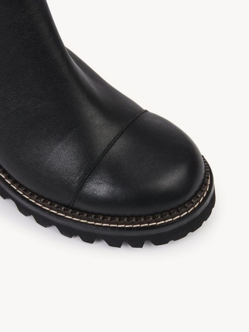 Chloe Mallory Chelsea Boots Black | CHE-SR14873