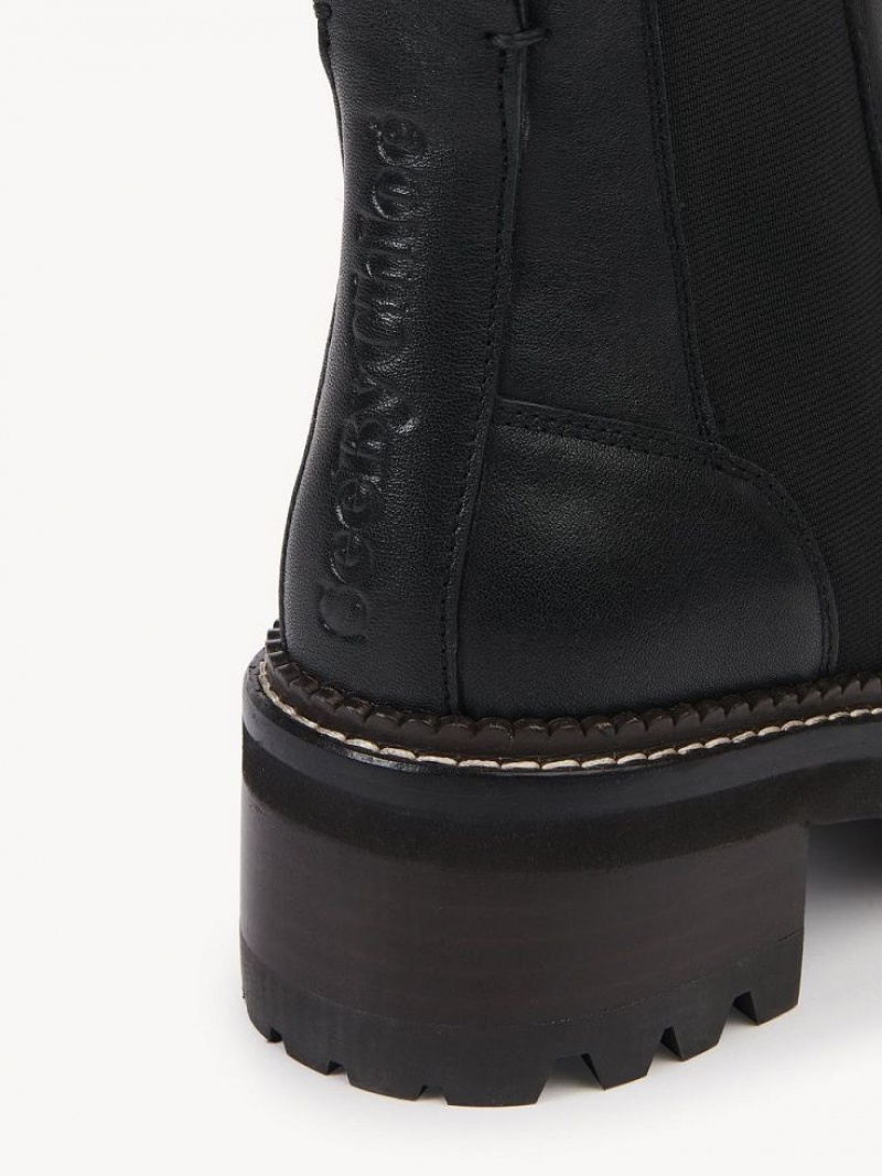 Chloe Mallory Chelsea Boots Black | CHE-SR14873