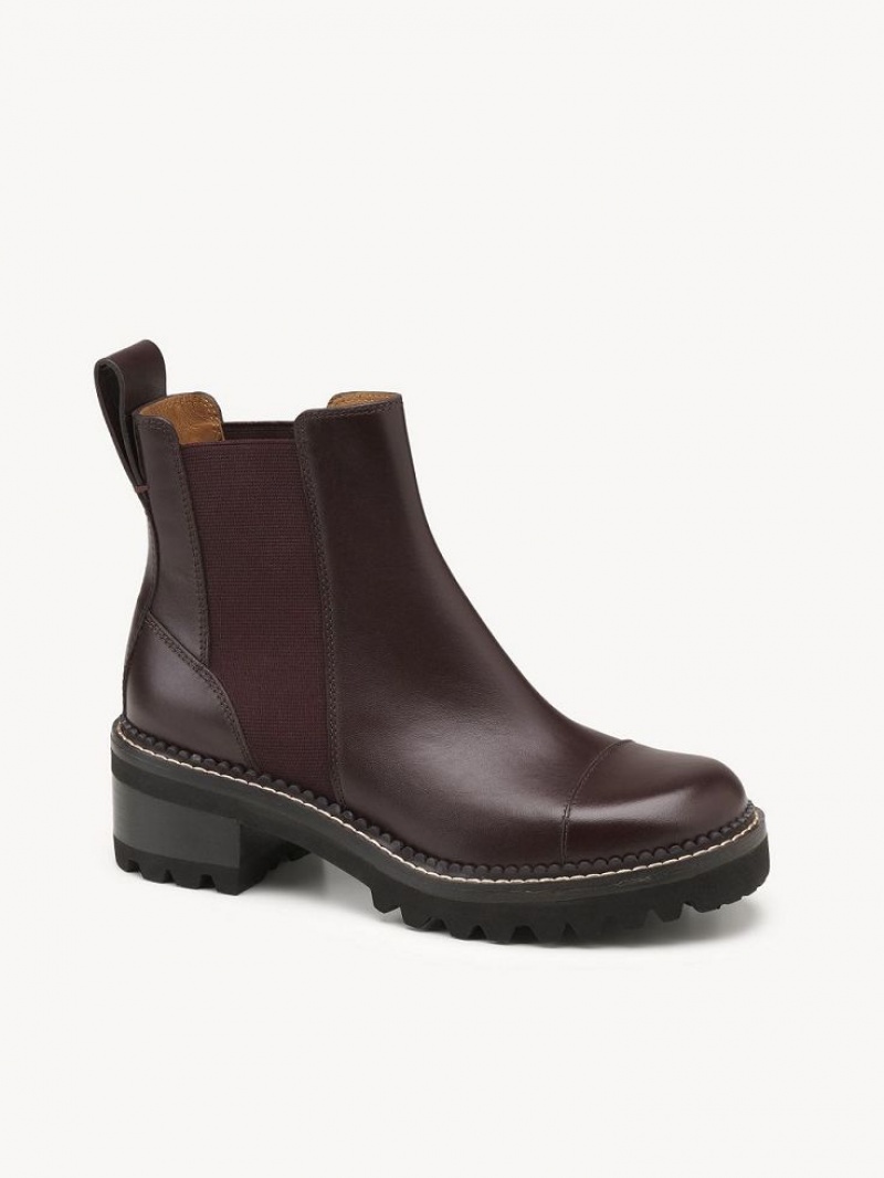 Chloe Mallory Chelsea Boots CHIANTI | CHE-SR14882