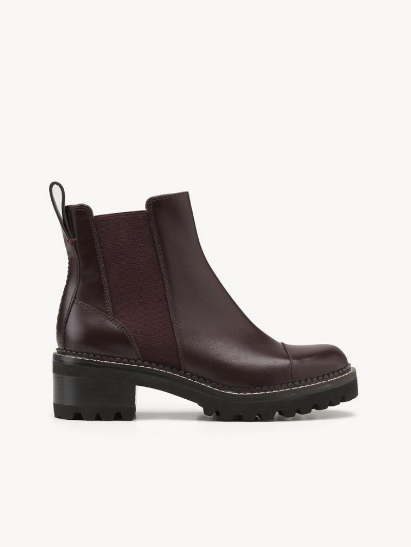 Chloe Mallory Chelsea Boots CHIANTI | CHE-SR14882