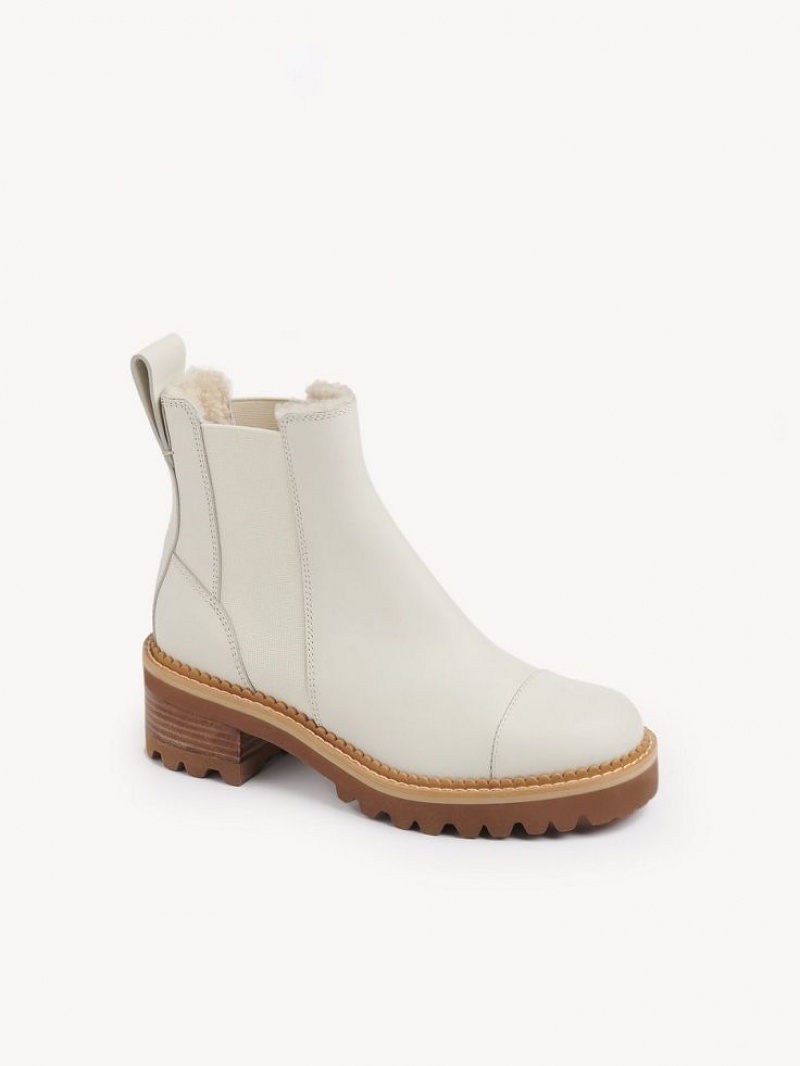 Chloe Mallory Chelsea Boots GESSO | CHE-SR14886