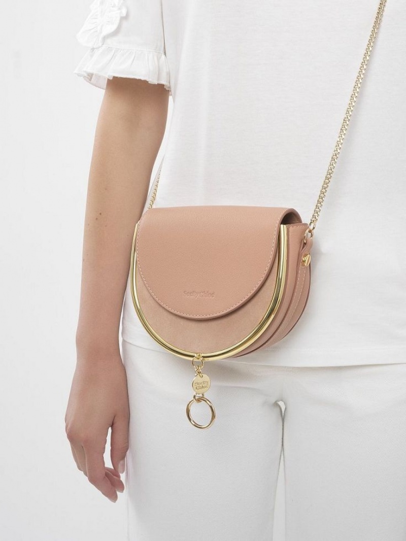 Chloe Mara Evening Crossbody Bags COFFEE PINK | CHE-SR14714