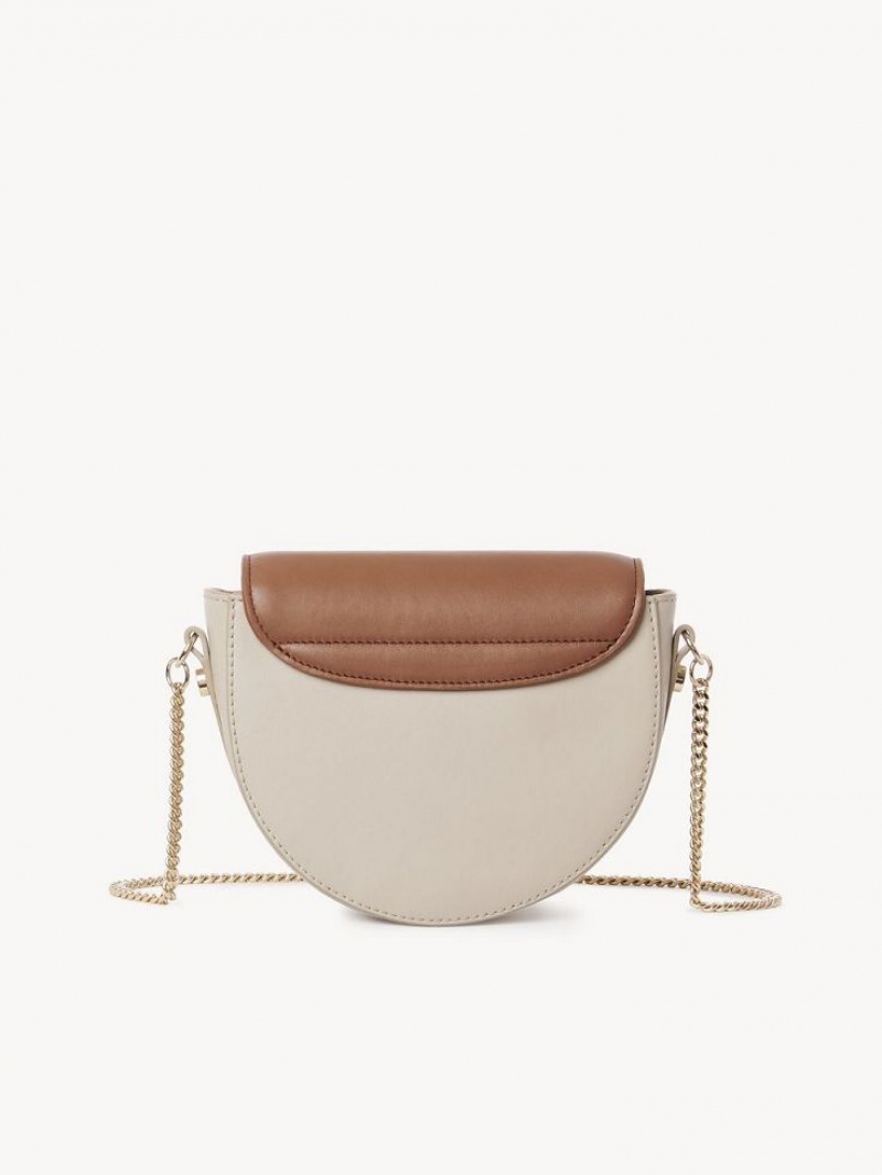 Chloe Mara Evening Crossbody Bags Cement Beige | CHE-SR14717