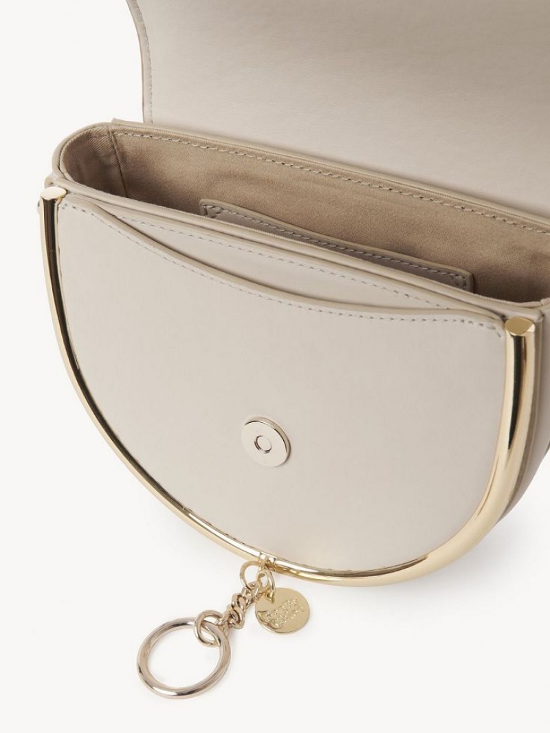 Chloe Mara Evening Crossbody Bags Cement Beige | CHE-SR14717