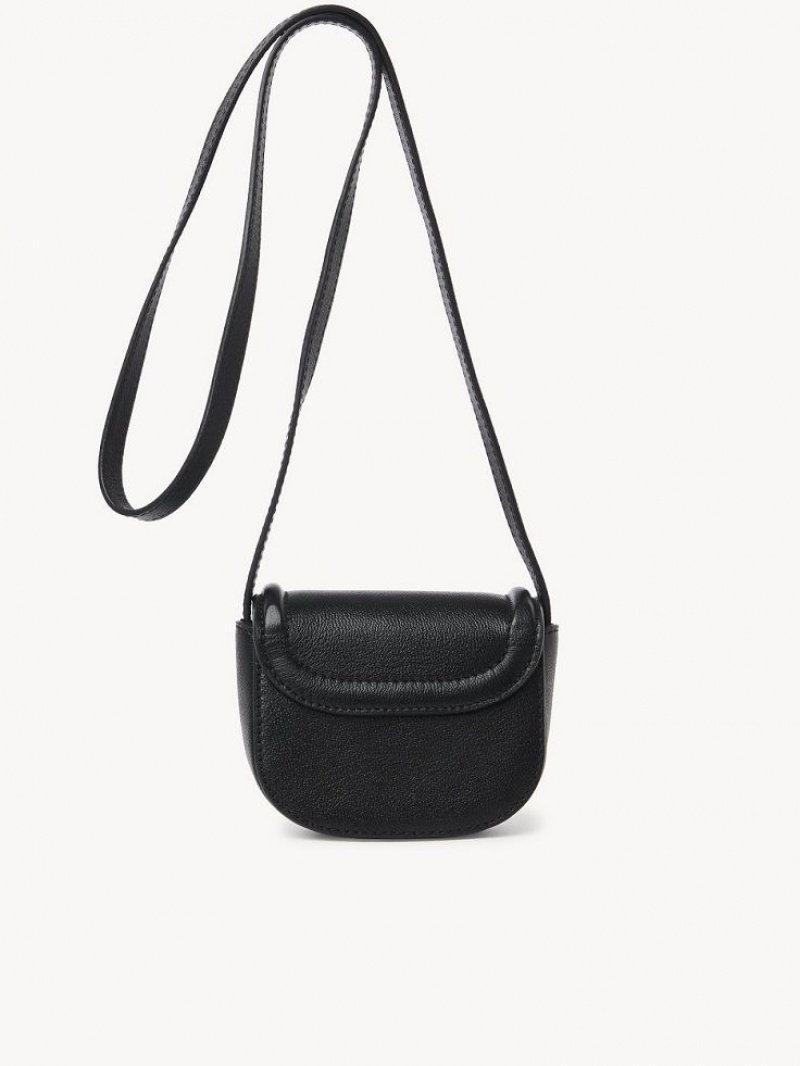 Chloe Mara Micro Shoulder Bags Black | CHE-SR14608