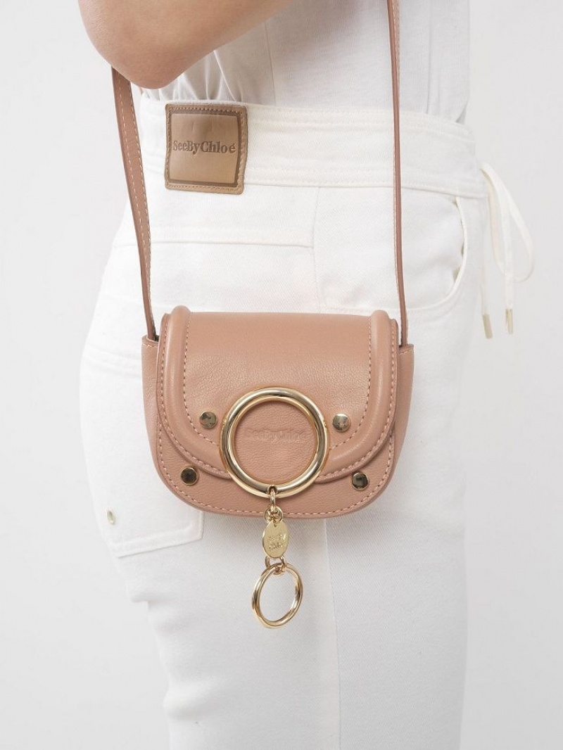 Chloe Mara Micro Shoulder Bags COFFEE PINK | CHE-SR14606