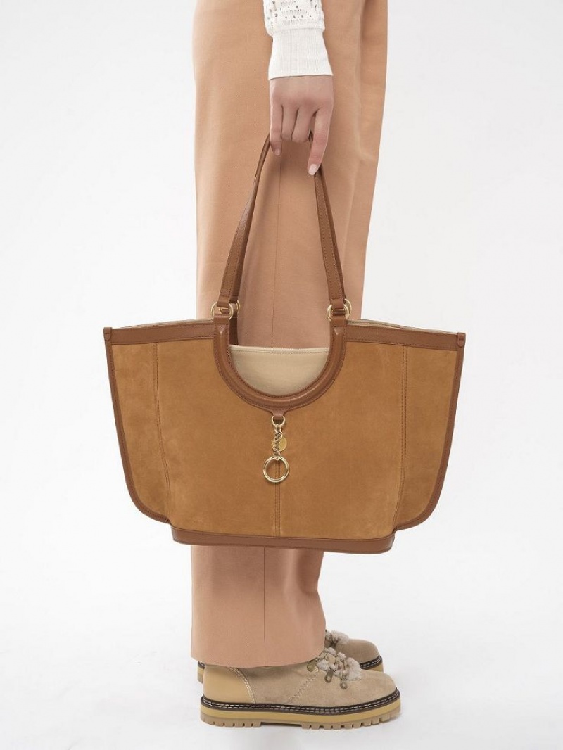 Chloe Mara Shopper Shoulder Bags CARAMELLO | CHE-SR14592