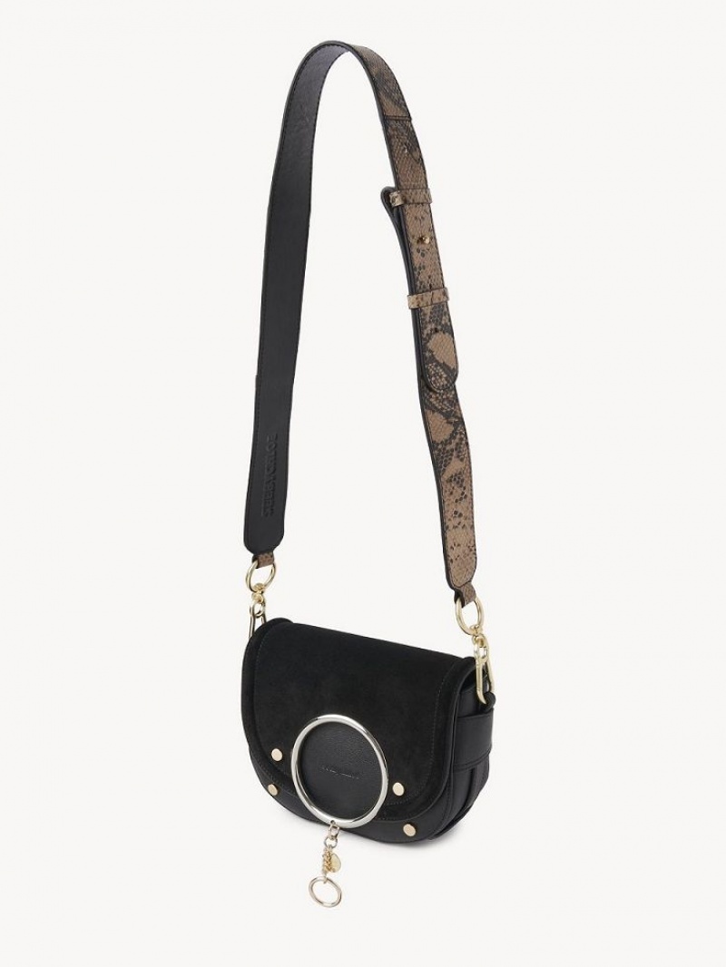 Chloe Mara Shoulder Bags Black | CHE-SR14596