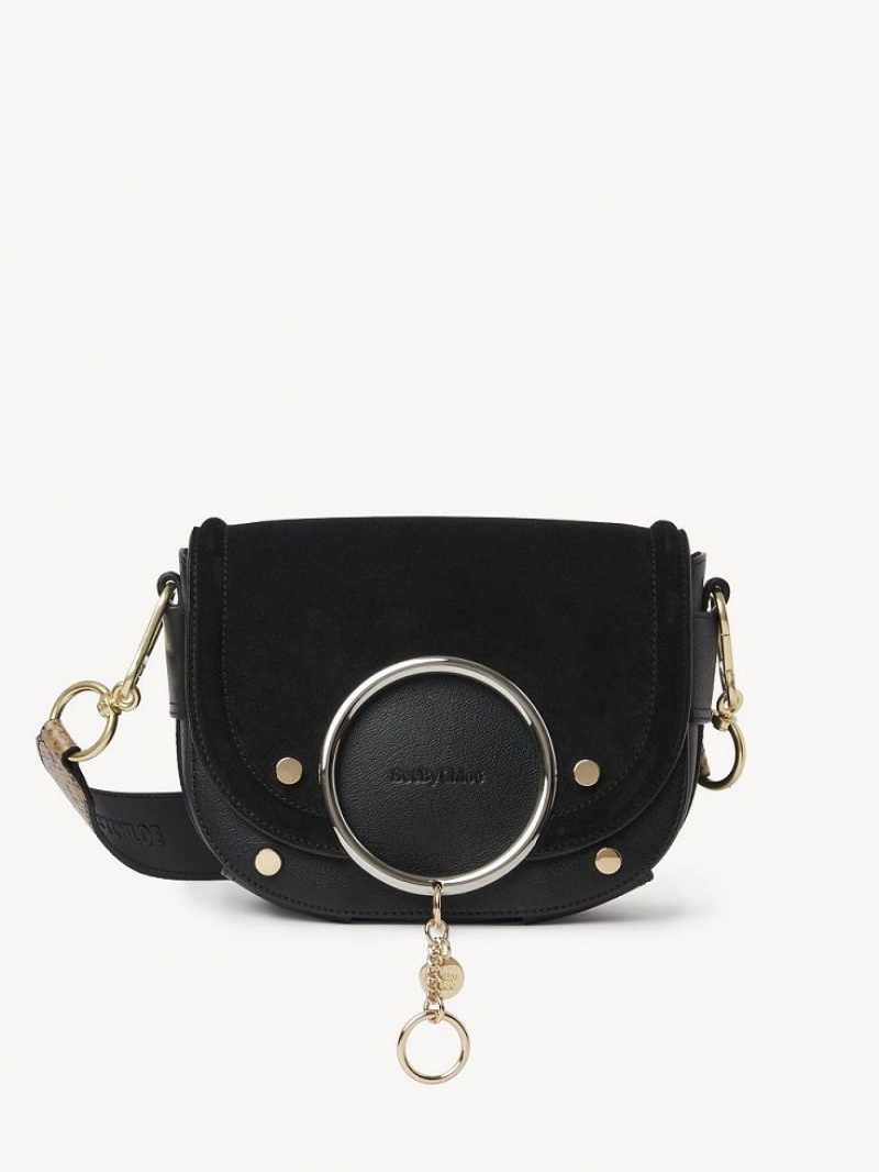 Chloe Mara Shoulder Bags Black | CHE-SR14596