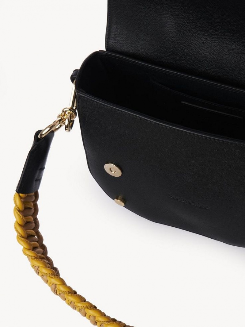 Chloe Mara Shoulder Bags Black | CHE-SR14653