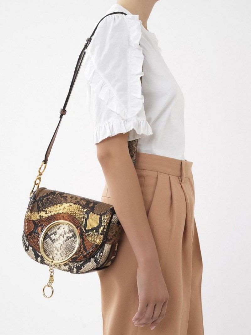 Chloe Mara Shoulder Bags Burning Camel | CHE-SR14597