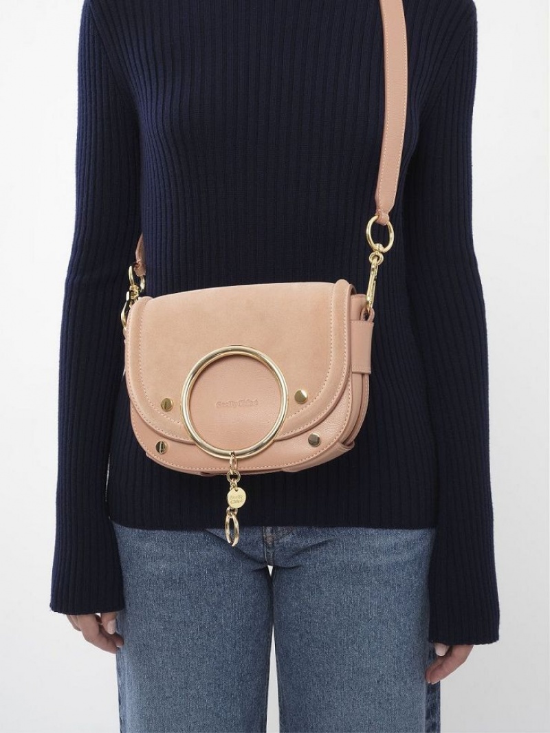 Chloe Mara Shoulder Bags COFFEE PINK | CHE-SR14620