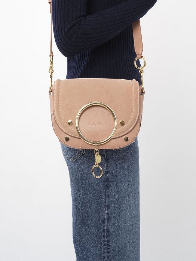 Chloe Mara Shoulder Bags COFFEE PINK | CHE-SR14620