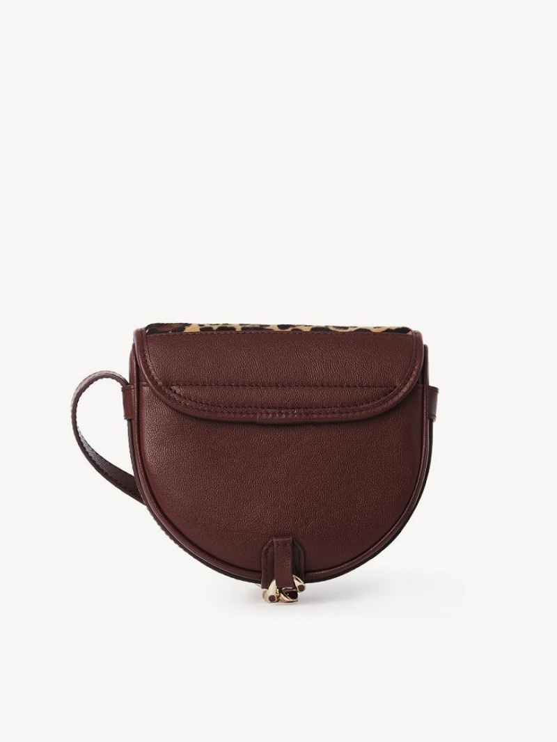 Chloe Mara Small Saddle Shoulder Bags COPPER BROWN | CHE-SR14603