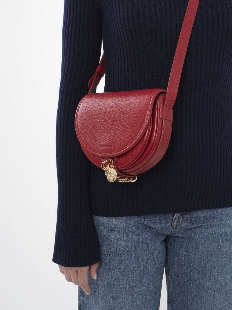 Chloe Mara Small Saddle Shoulder Bags DREAMY RED | CHE-SR14602