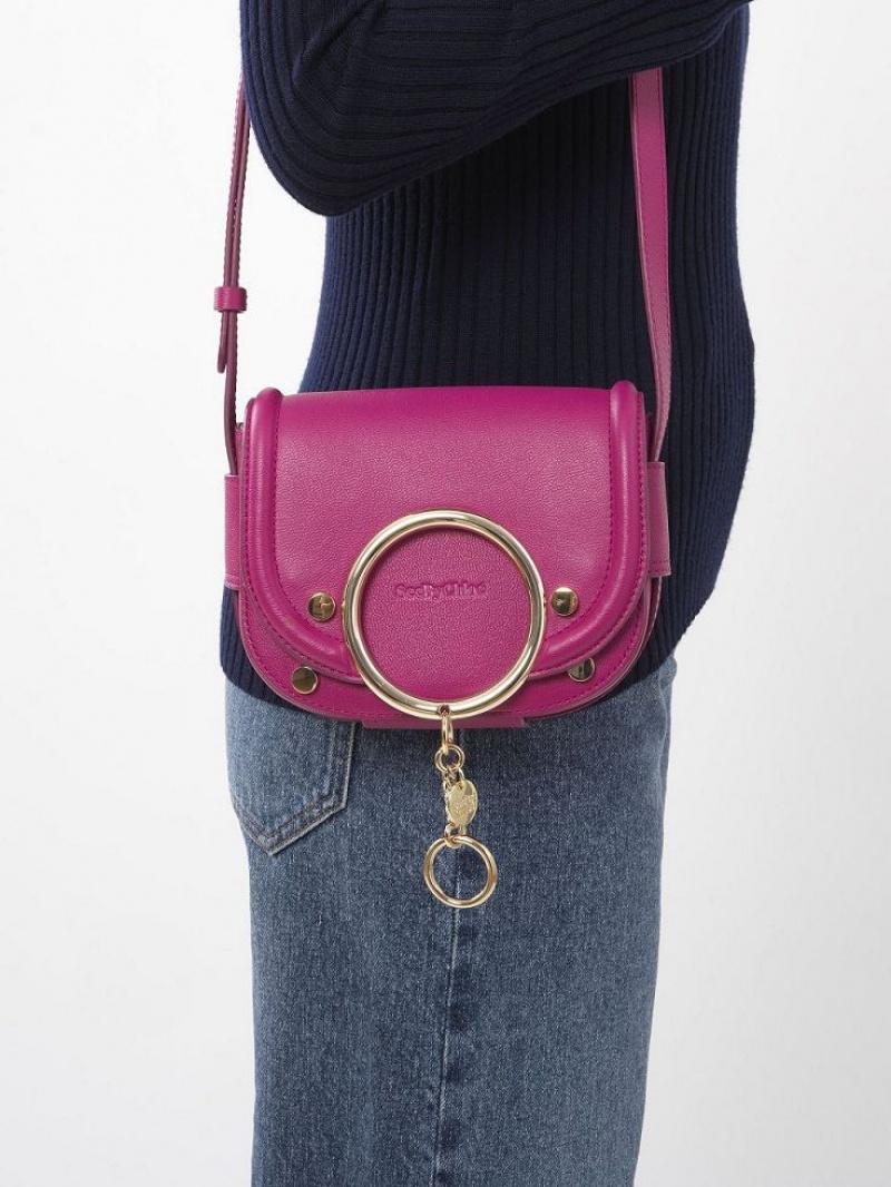 Chloe Mara Small Shoulder Bags MAGNETIC PINK | CHE-SR14617