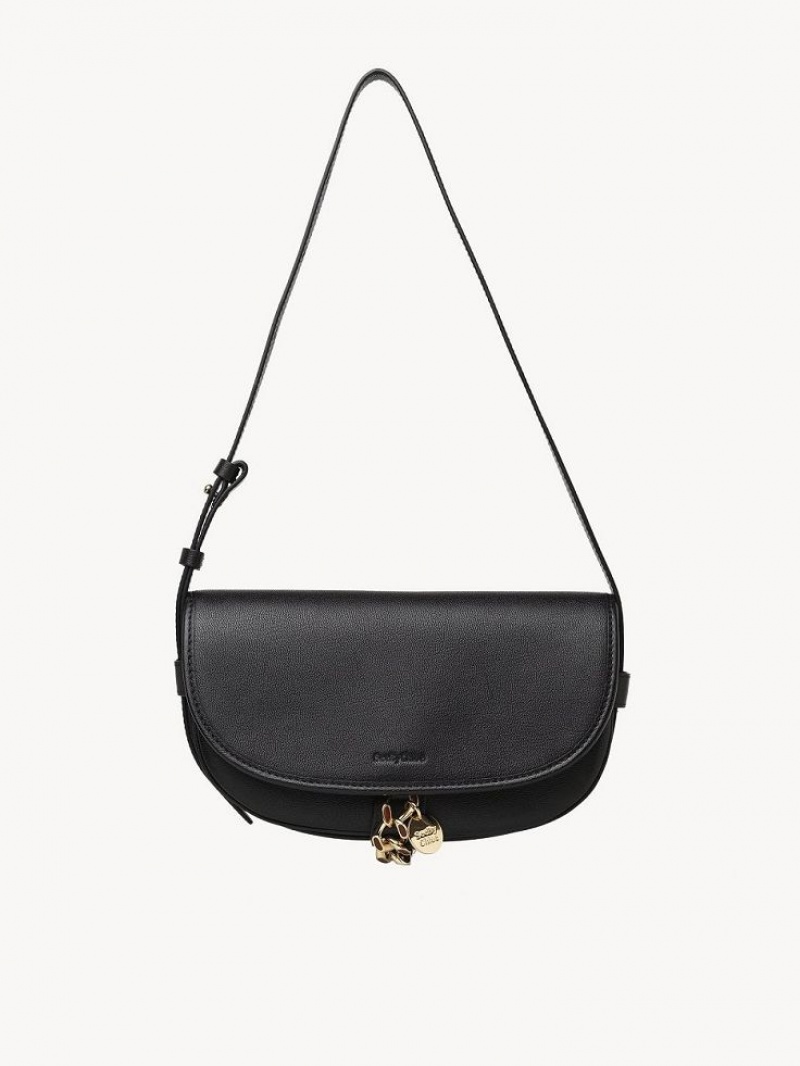 Chloe Mara Uette Shoulder Bags Black | CHE-SR14630