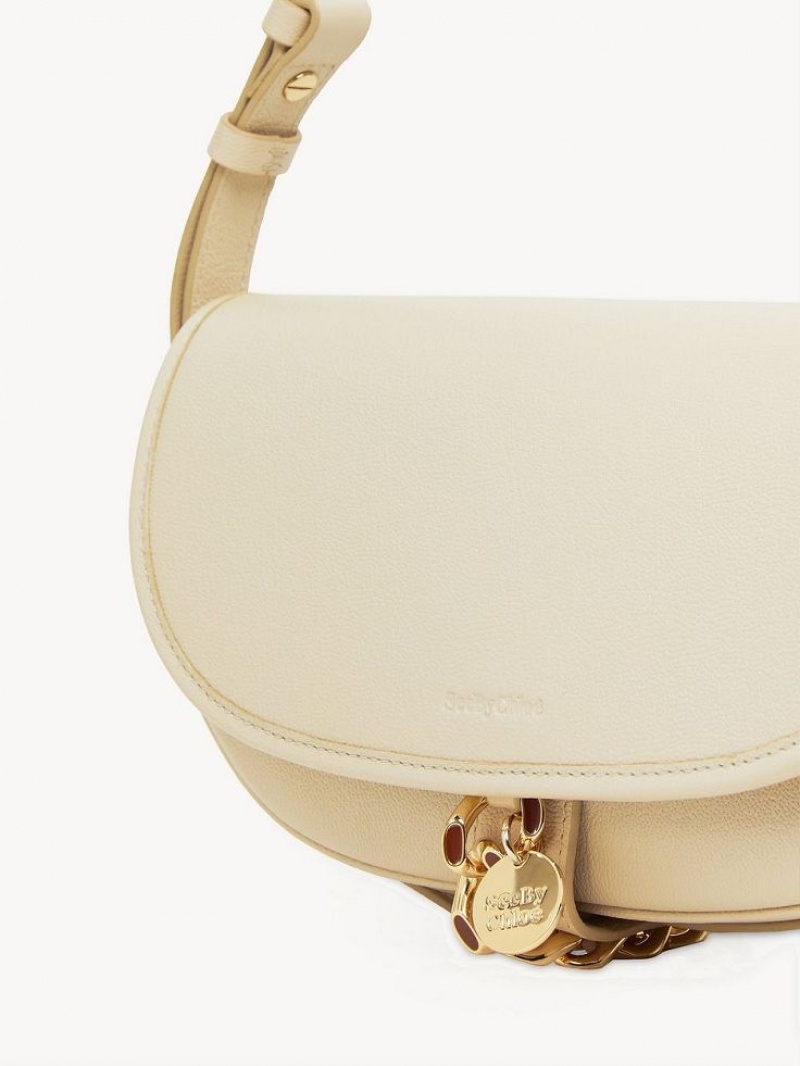 Chloe Mara Uette Shoulder Bags Cement Beige | CHE-SR14652