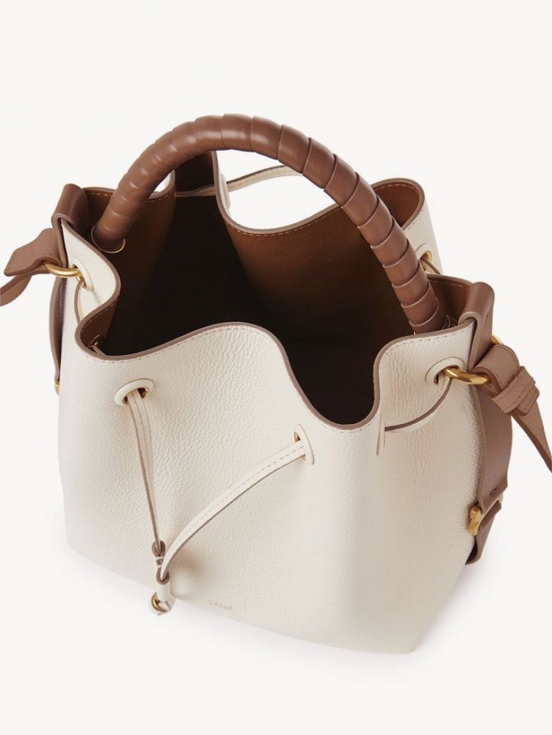 Chloe Marcie Bucket Crossbody Bags MISTY IVORY | CHE-SR13615