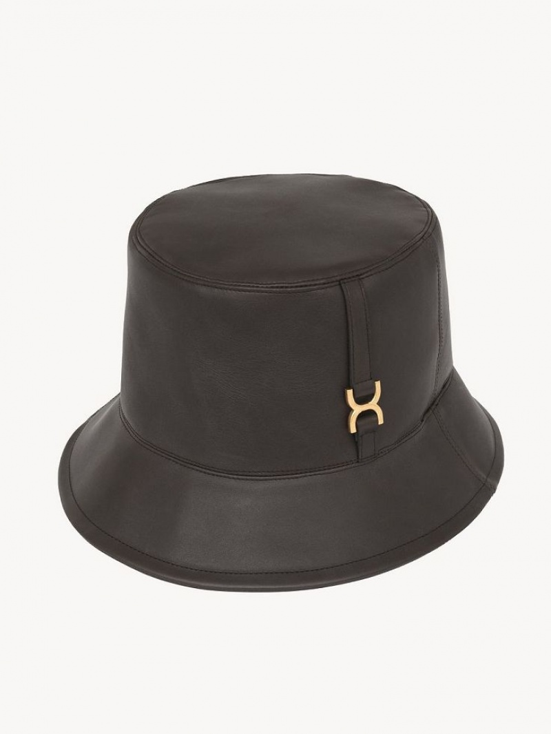 Chloe Marcie Bucket Hats DARKENED BROWN | CHE-SR14468