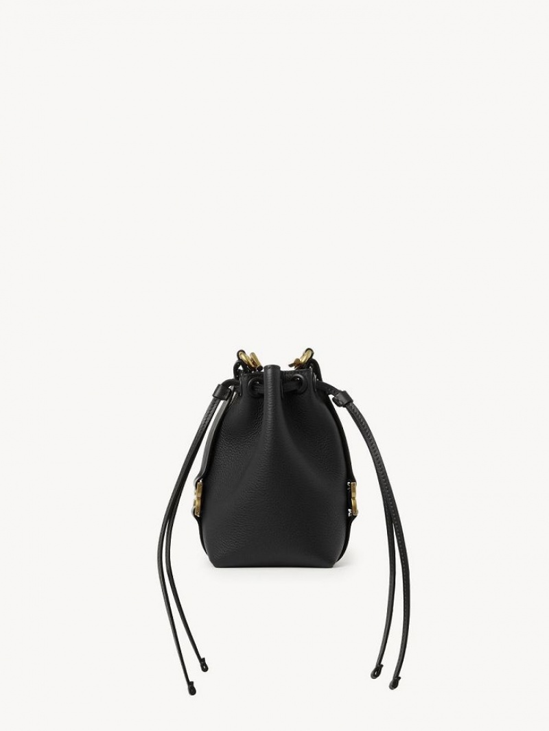 Chloe Marcie Bucket Mini Bags Black | CHE-SR13718