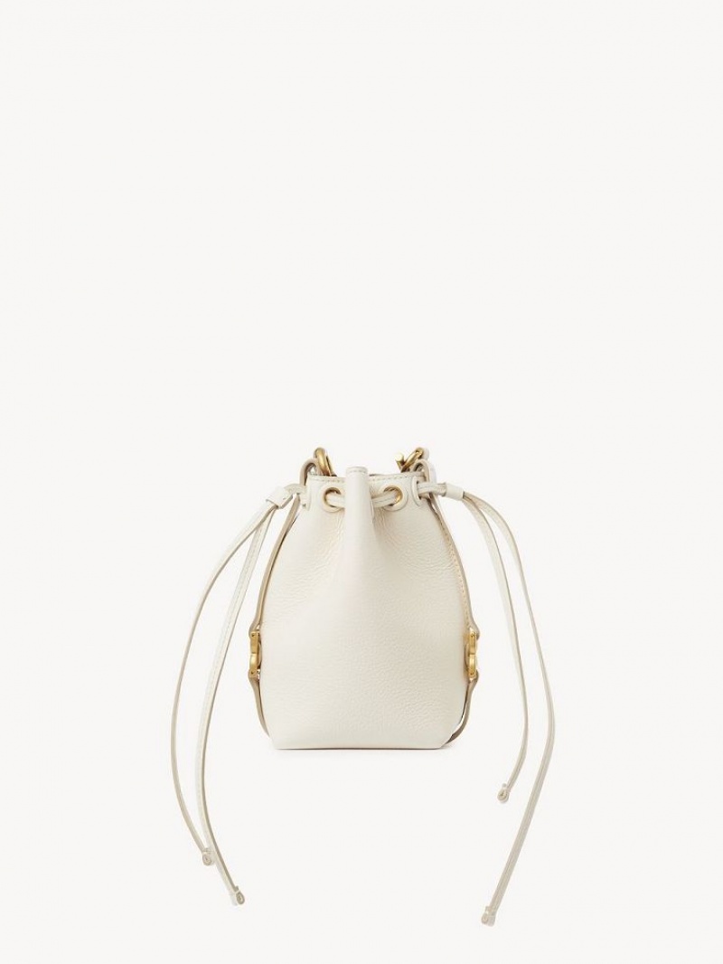 Chloe Marcie Bucket Mini Bags MISTY IVORY | CHE-SR13717