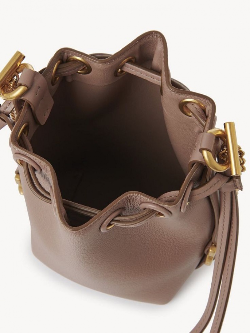 Chloe Marcie Bucket Mini Bags WOODROSE | CHE-SR13716