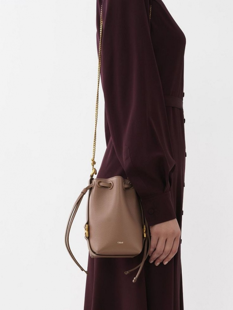 Chloe Marcie Bucket Mini Bags WOODROSE | CHE-SR13716