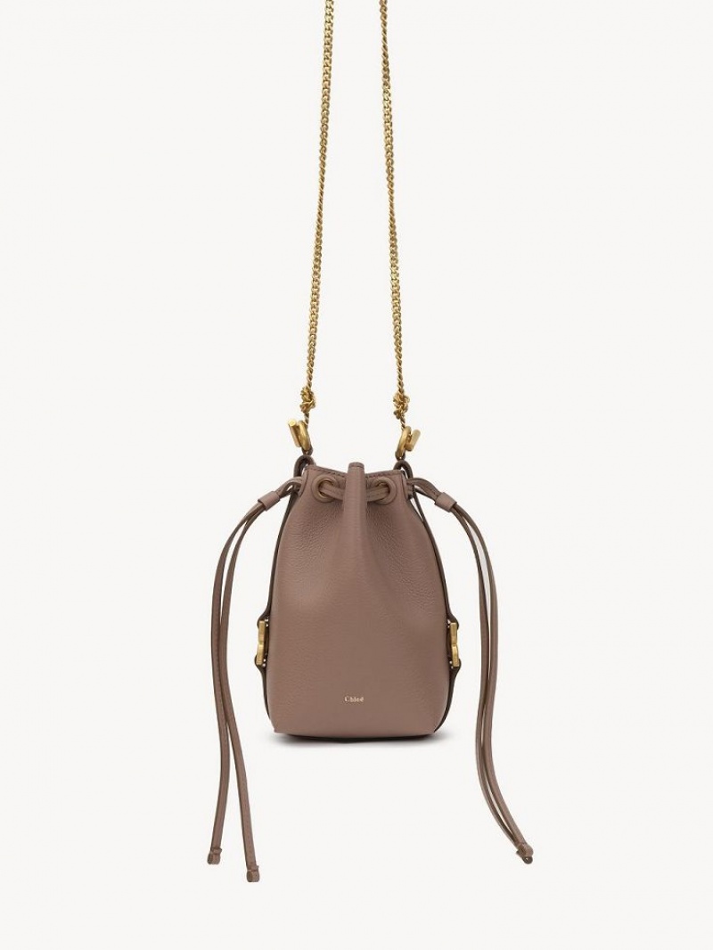 Chloe Marcie Bucket Mini Bags WOODROSE | CHE-SR13716