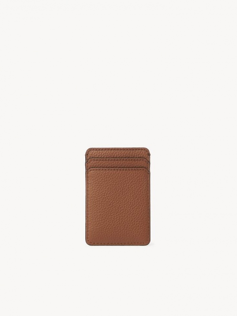 Chloe Marcie Card Holders Tan | CHE-SR14309