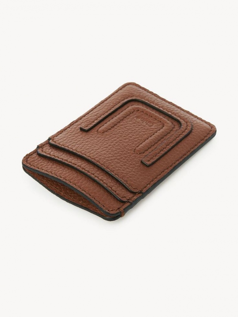 Chloe Marcie Card Holders Tan | CHE-SR14309